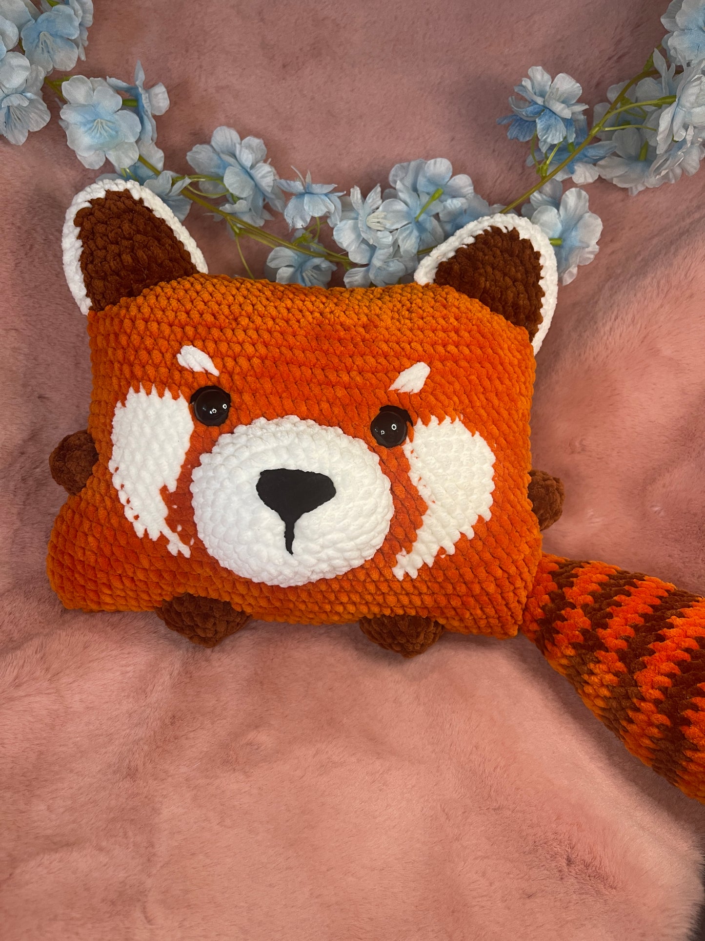 Coussin Panda roux 🧡